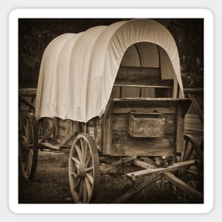 Covered Wagon Sticker